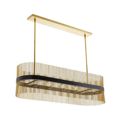Hozier 10 Light 50" Wide Linear Chandelier