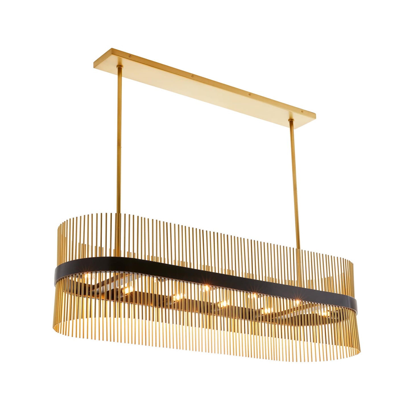 Hozier 10 Light 50" Wide Linear Chandelier