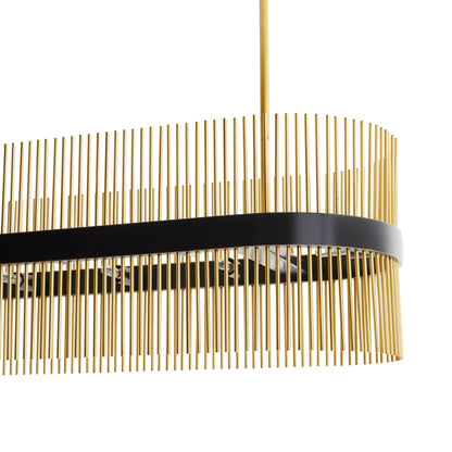 Hozier 10 Light 50" Wide Linear Chandelier