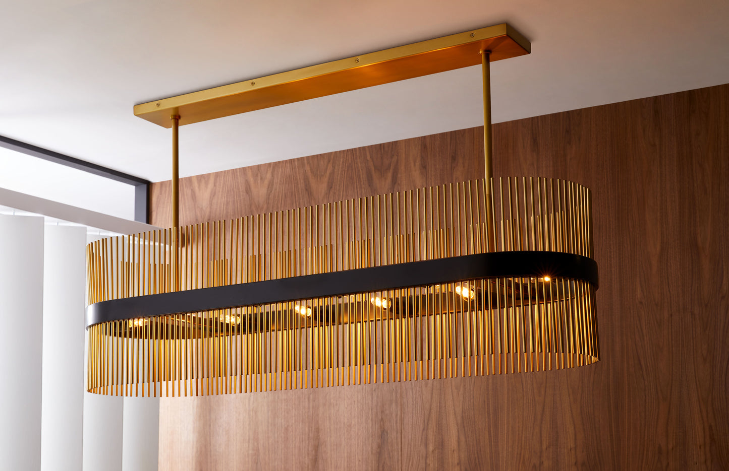 Hozier 10 Light 50" Wide Linear Chandelier