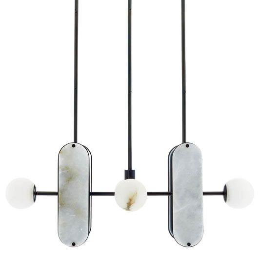 Maradona 8 Light 38" Wide LED Linear Pendant