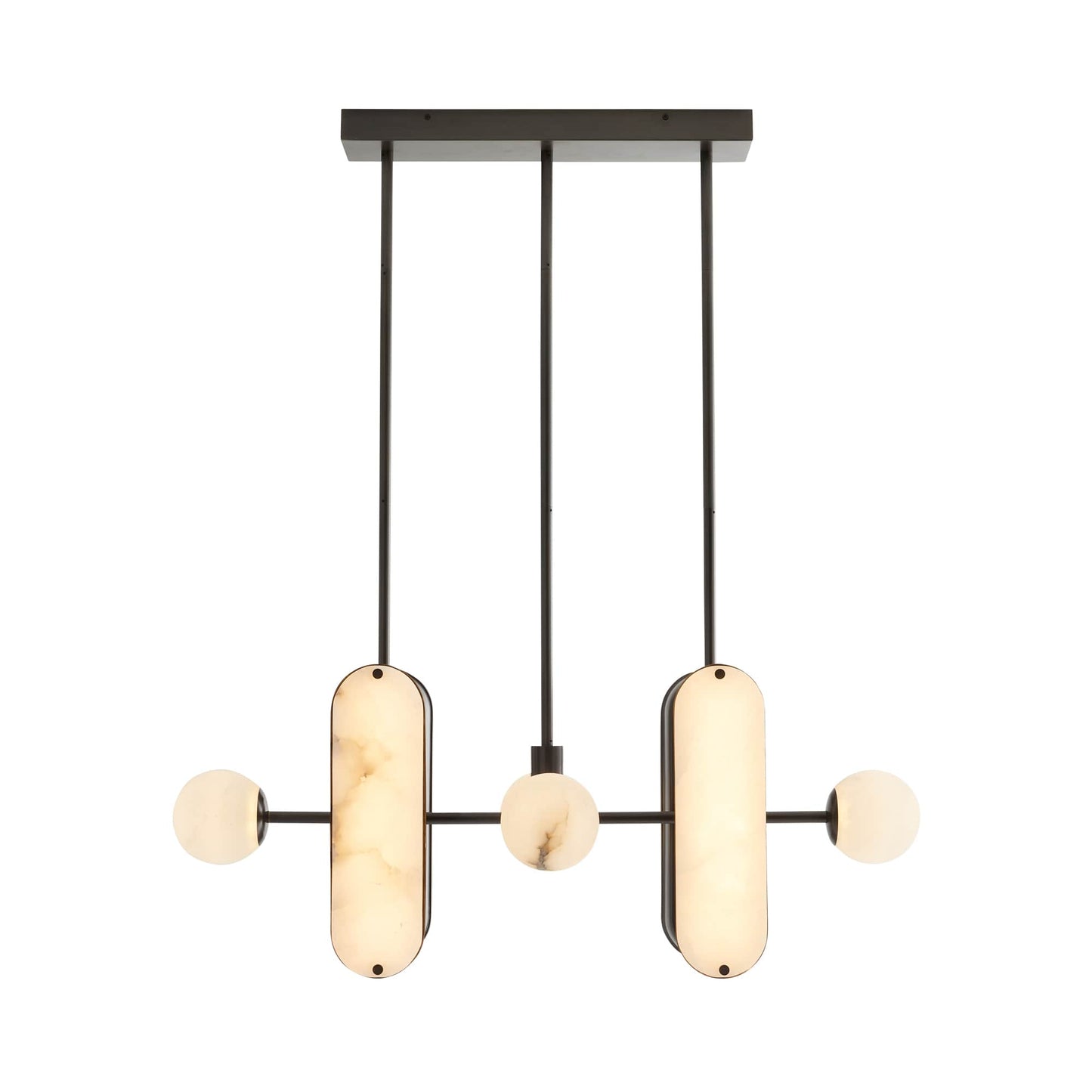 Maradona 8 Light 38" Wide LED Linear Pendant