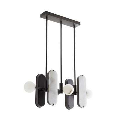 Maradona 8 Light 38" Wide LED Linear Pendant