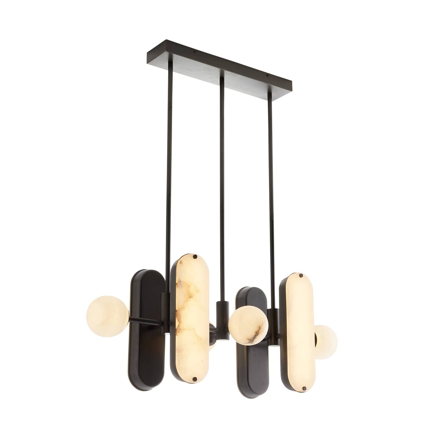 Maradona 8 Light 38" Wide LED Linear Pendant