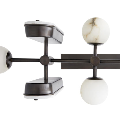 Maradona 8 Light 38" Wide LED Linear Pendant