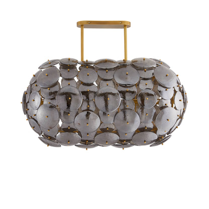 Nebula 8 Light 42" Wide Linear Chandelier