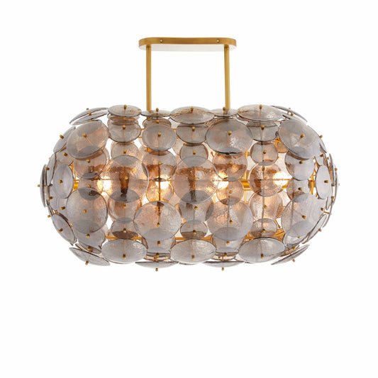 Nebula 8 Light 42" Wide Linear Chandelier