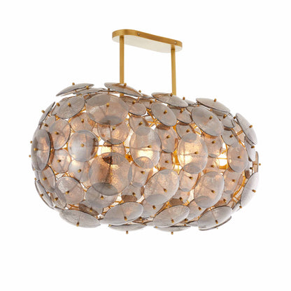 Nebula 8 Light 42" Wide Linear Chandelier