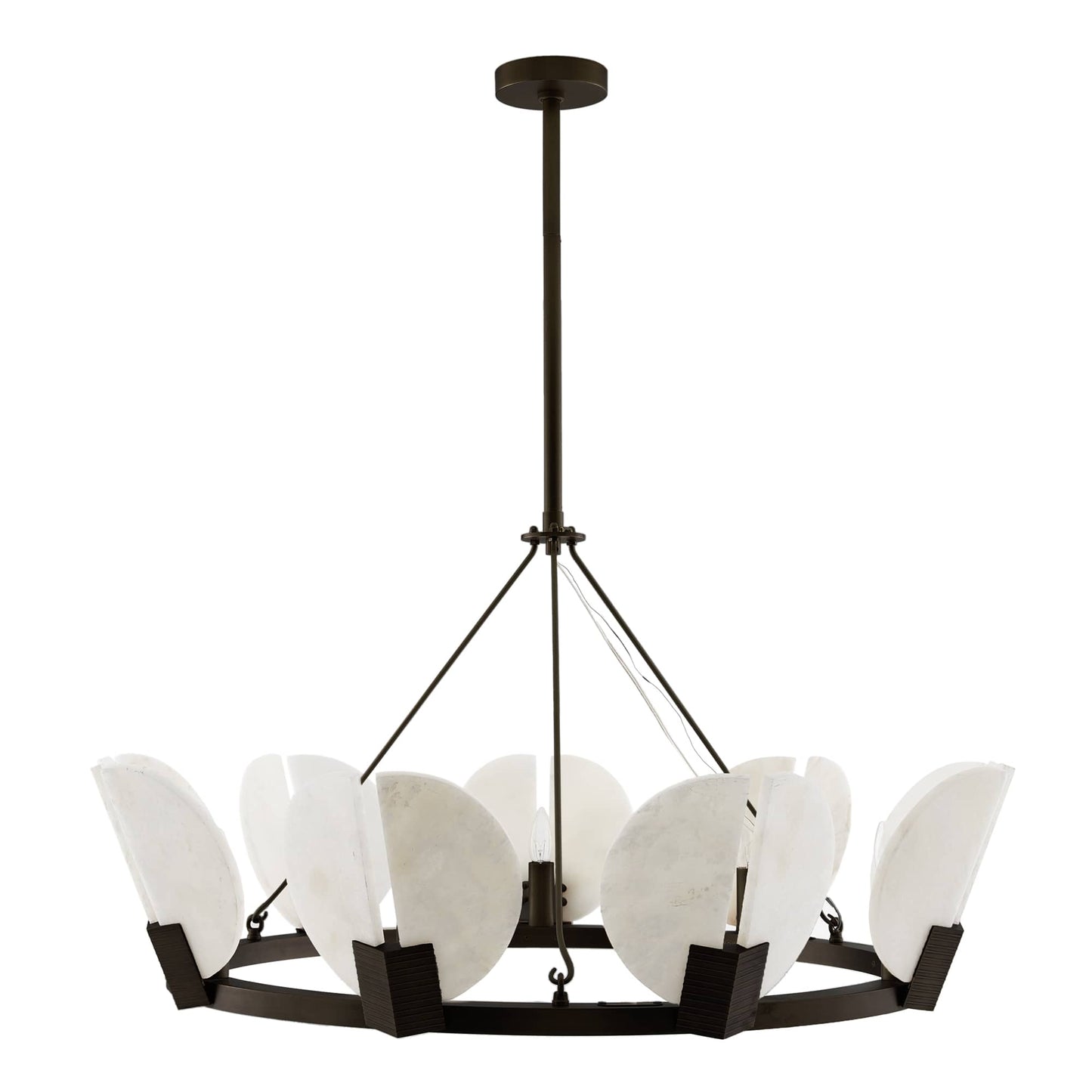 Sierra 9 Light 40" Wide Commercial Ring Chandelier - English Bronze