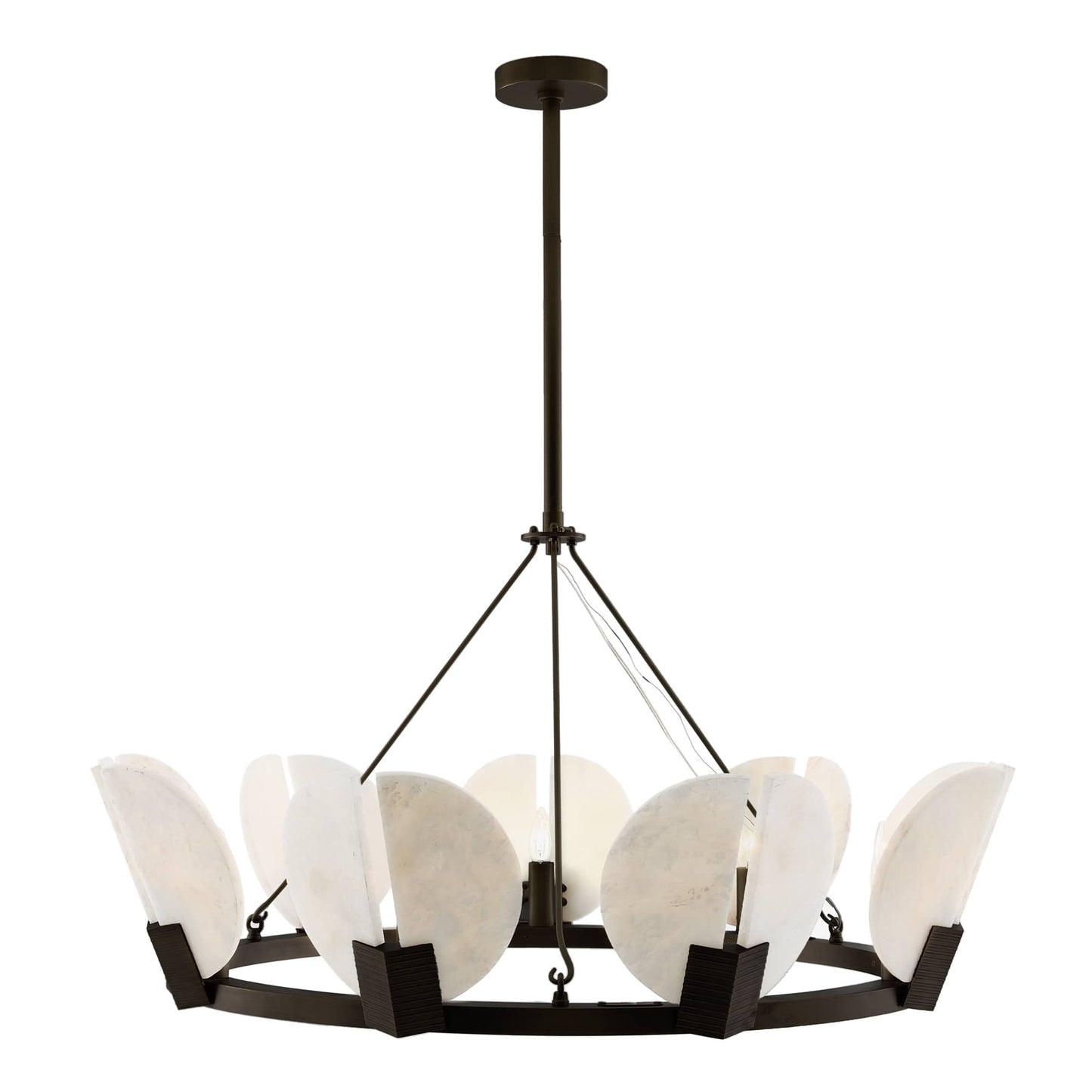 Sierra 9 Light 40" Wide Commercial Ring Chandelier - English Bronze