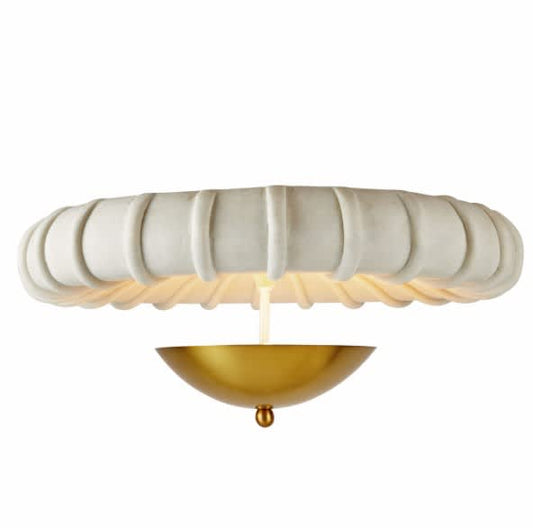 Camella 3 Light 35" Wide Semi-flush Ceiling Fixture