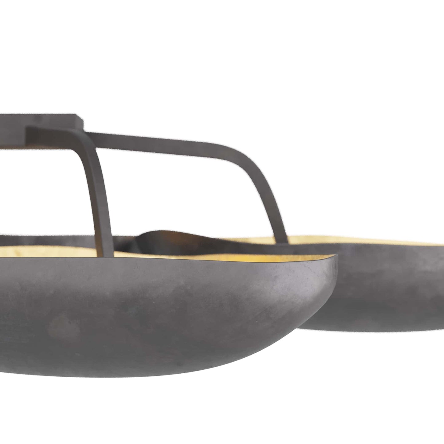 13 Light 55" Wide Semi-flush Ceiling Fixture