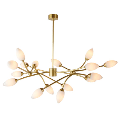 Ember 16 Light 34" Wide Candle Style Chandelier