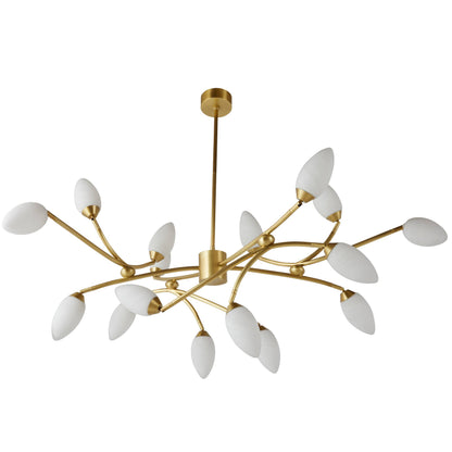 Ember 16 Light 34" Wide Candle Style Chandelier