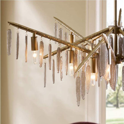 Arteriors Gia 12 Light 40" Wide Waterfall Chandelier