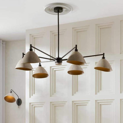 Arteriors Inlet 6 Light 53" Wide Chandelier