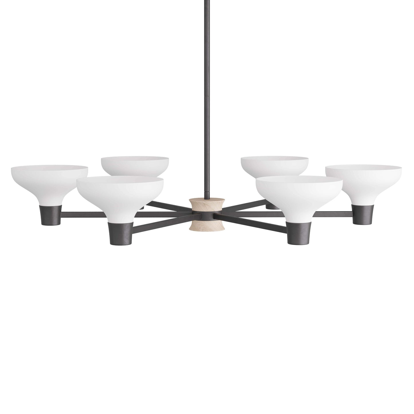6 Light 42" Wide Chandelier