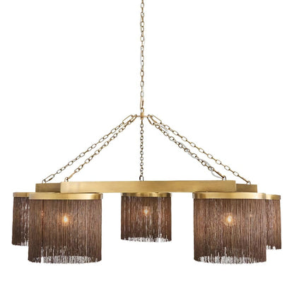 Arteriors Langston Chandelier 5 Light 46" Wide Chandelier