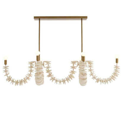 Arteriors Kalama 8 Light 57" Wide Linear Chandelier