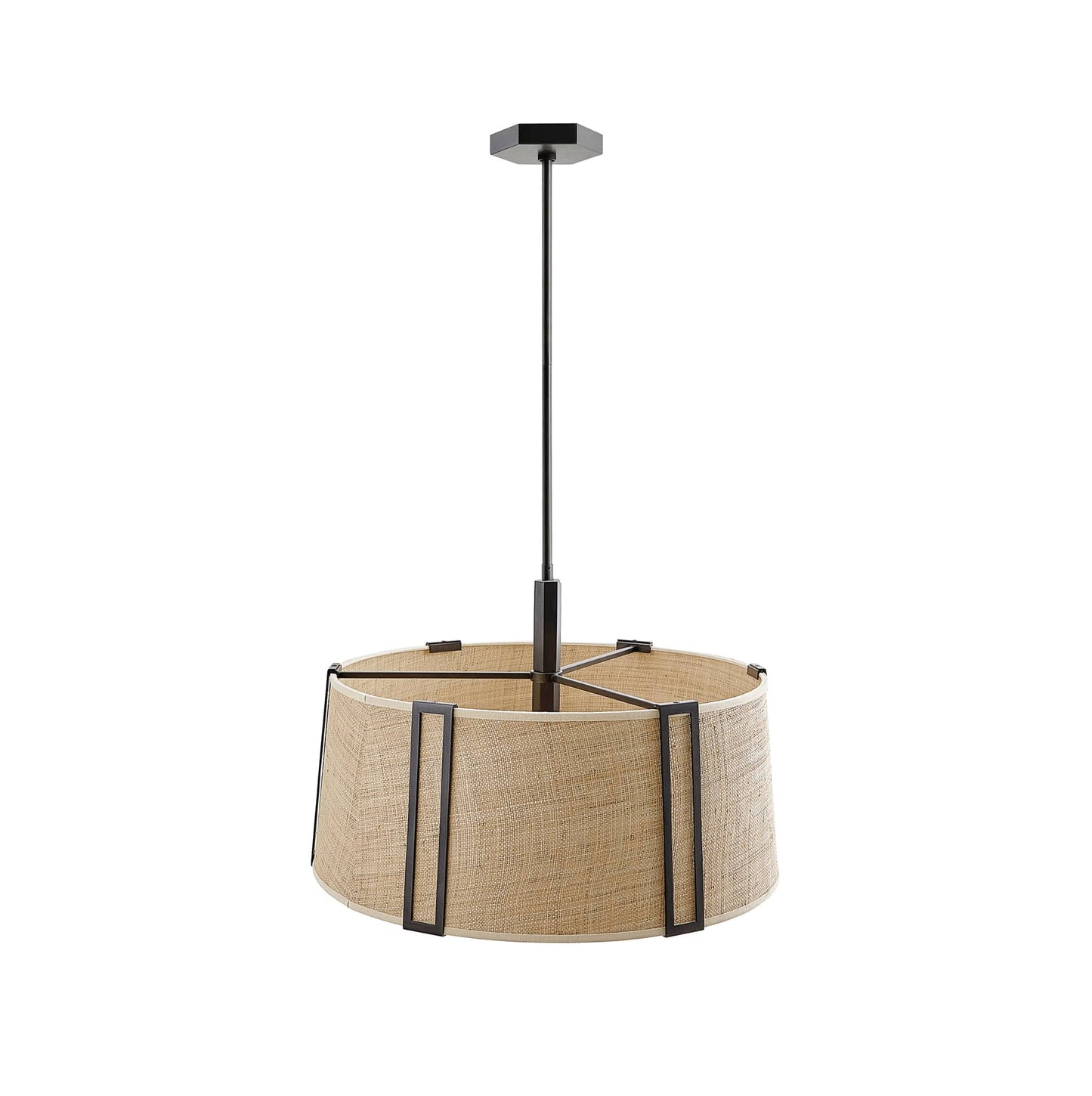 Amida 3 Light 29" Wide Drum Chandelier