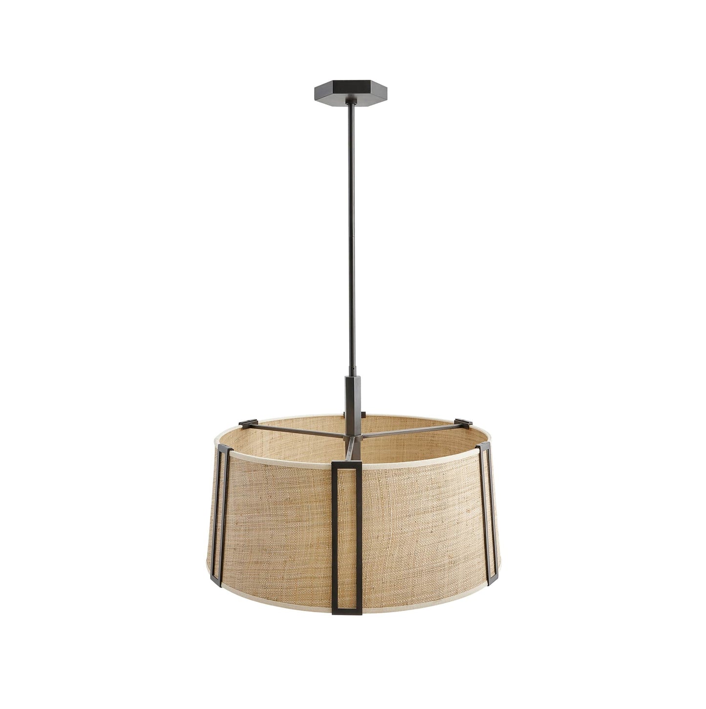 Amida 3 Light 29" Wide Drum Chandelier