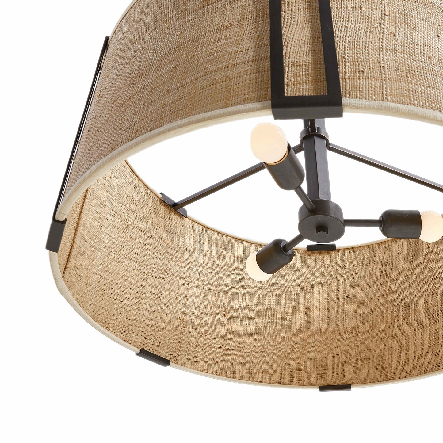 Amida 3 Light 29" Wide Drum Chandelier
