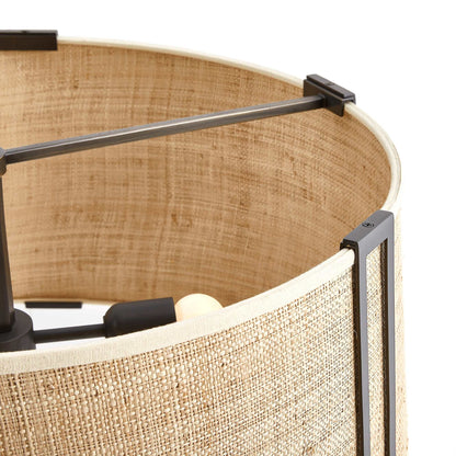 Amida 3 Light 29" Wide Drum Chandelier