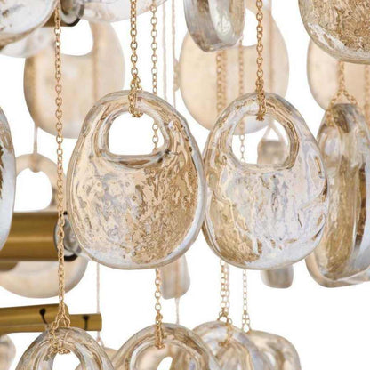 Arteriors Jacqueline 8 Light 32" Wide Waterfall Chandelier