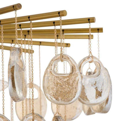 Arteriors Jacqueline 8 Light 32" Wide Waterfall Chandelier
