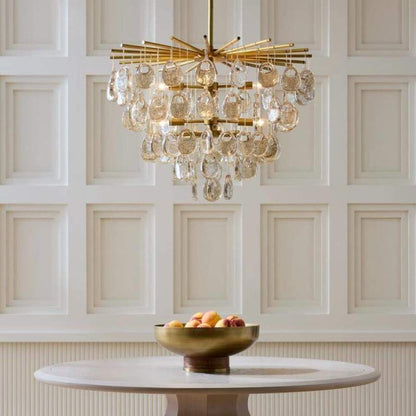 Arteriors Jacqueline 8 Light 32" Wide Waterfall Chandelier