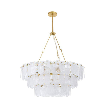 Arteriors Leon Large Chandelier 7 Light 38" Wide Waterfall Chandelier