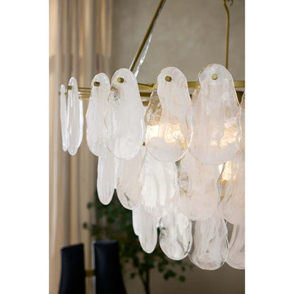 Arteriors Leon Large Chandelier 7 Light 38" Wide Waterfall Chandelier