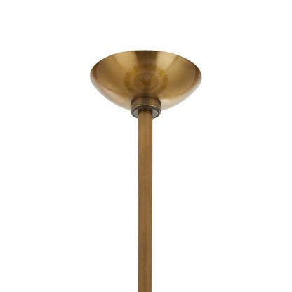Arteriors Faramond 10 Light 35" Wide Waterfall Chandelier with Iron and Hammered Glass Shades