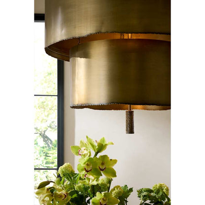 Arteriors Leonardo Chandelier 4 Light 28" Wide Drum Chandelier