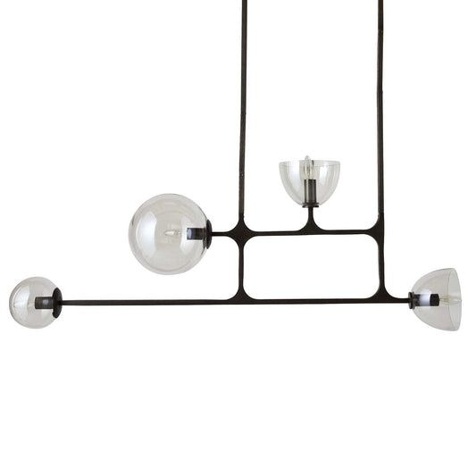 Dillon 4 Light 8" Wide Linear Chandelier