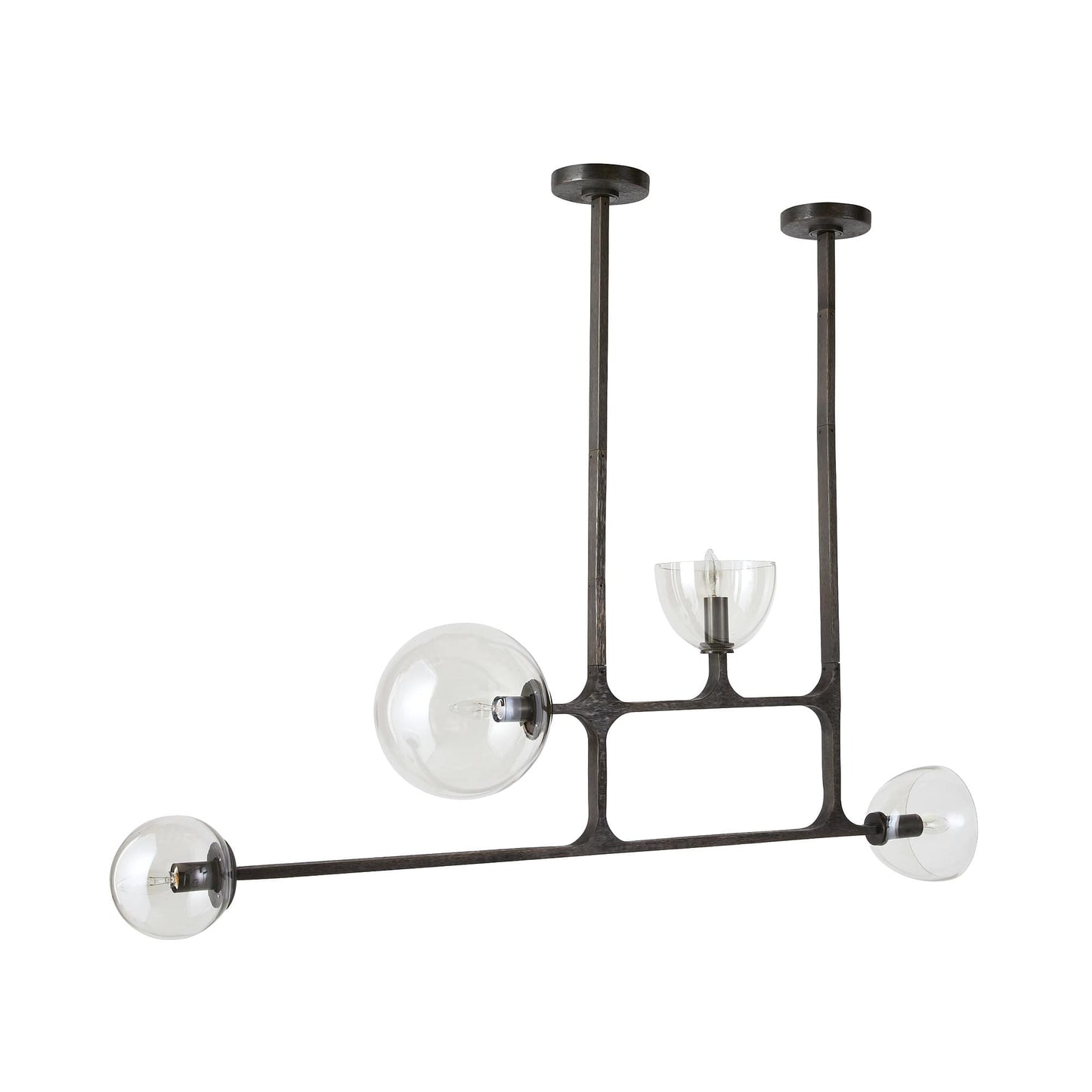 Dillon 4 Light 8" Wide Linear Chandelier
