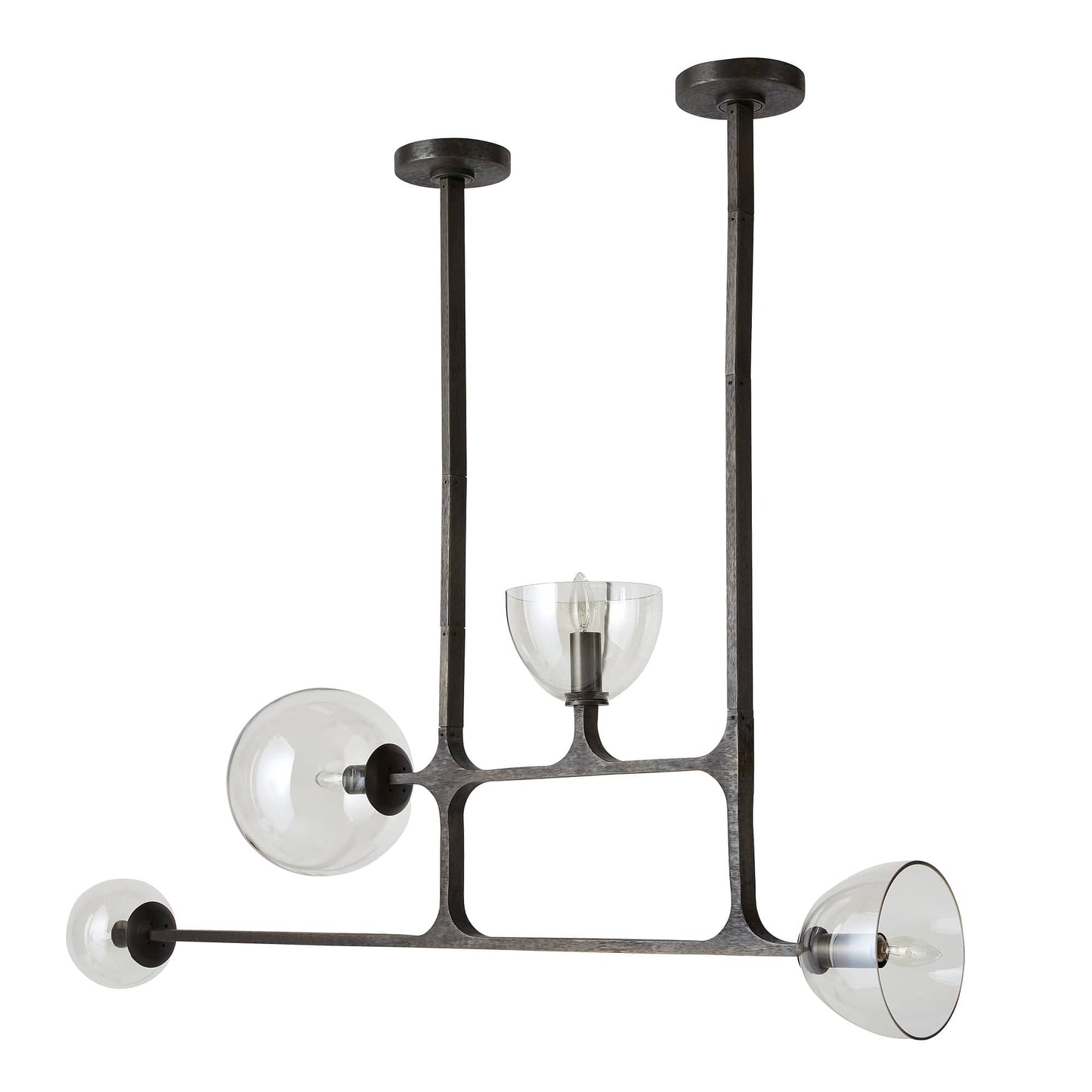 Dillon 4 Light 8" Wide Linear Chandelier