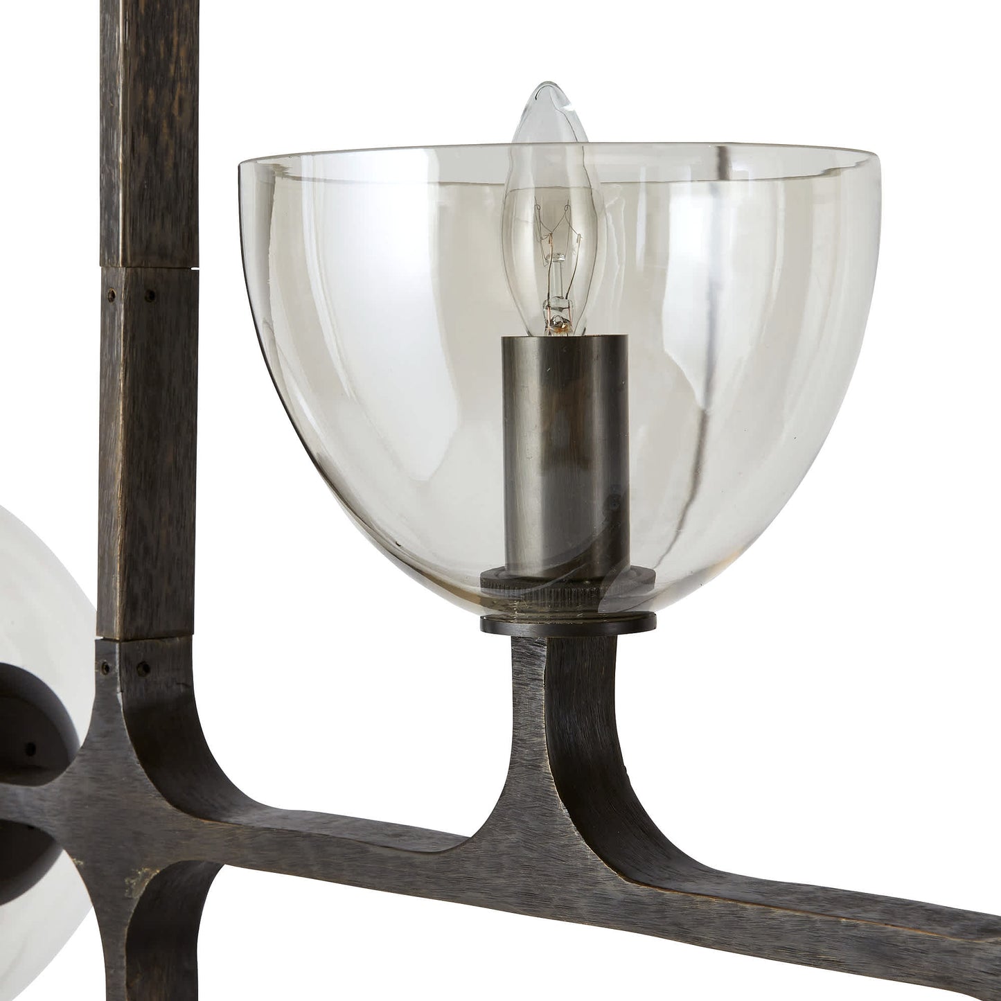 Dillon 4 Light 8" Wide Linear Chandelier