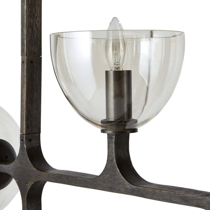 Dillon 4 Light 8" Wide Linear Chandelier