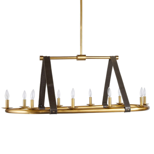 Englewood 10 Light 52" Wide Linear Chandelier