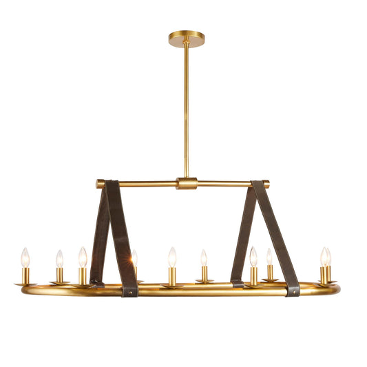 Englewood 10 Light 52" Wide Linear Chandelier