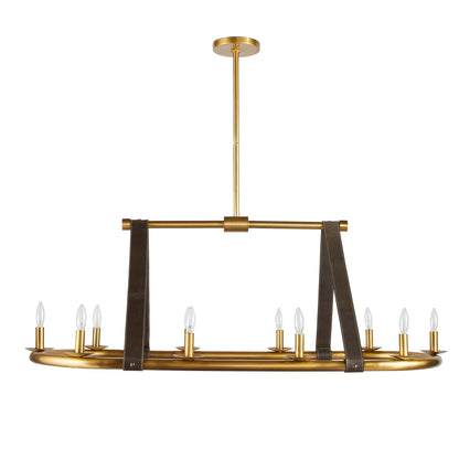 Englewood 10 Light 52" Wide Linear Chandelier