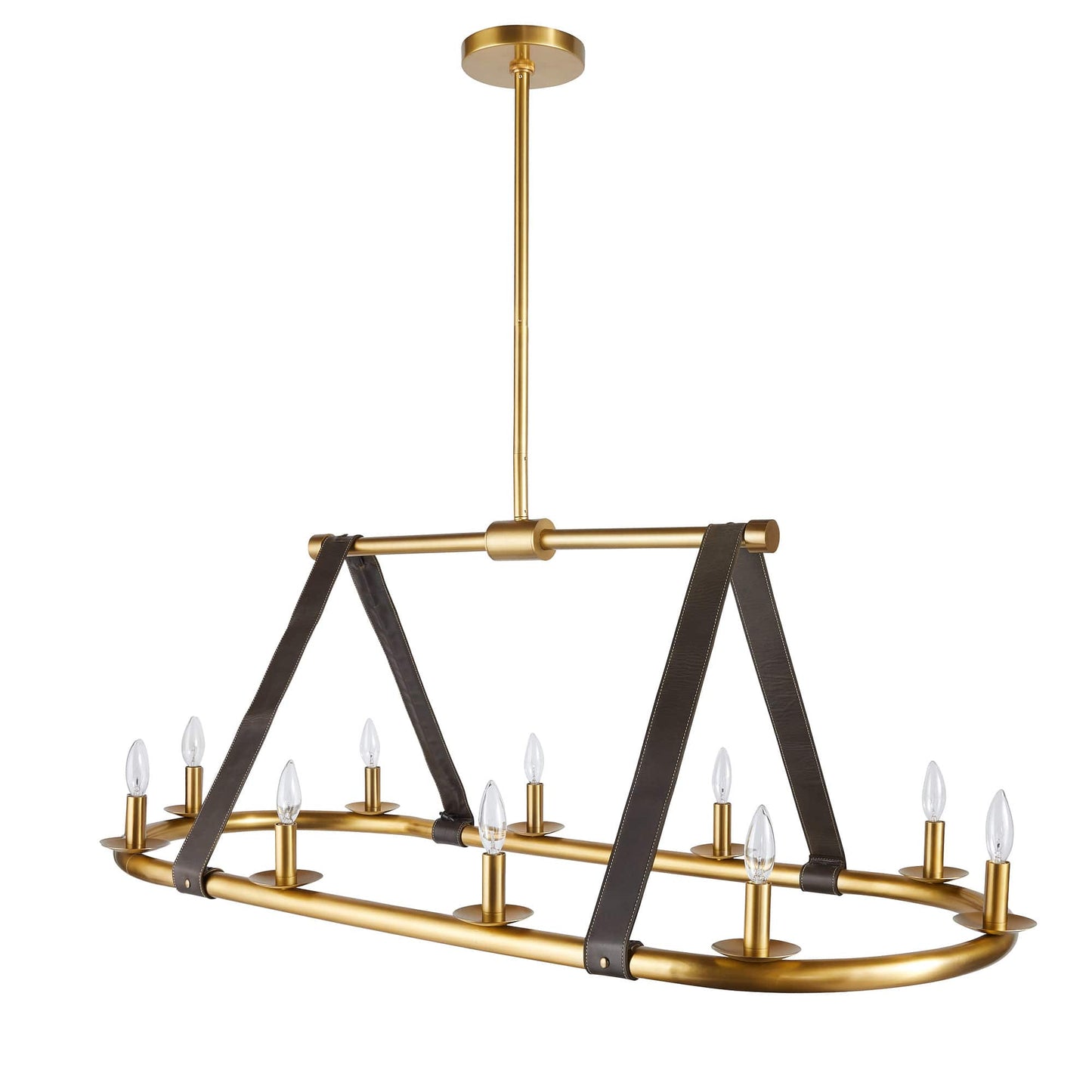 Englewood 10 Light 52" Wide Linear Chandelier