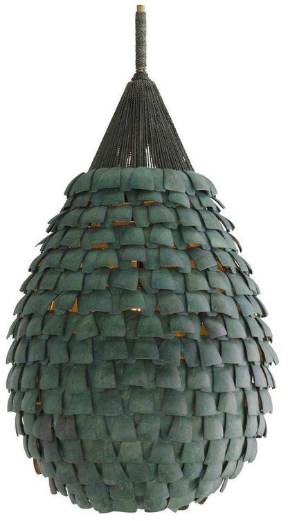 Arteriors Ferndale Pendant 20" Eucalyptus Stain