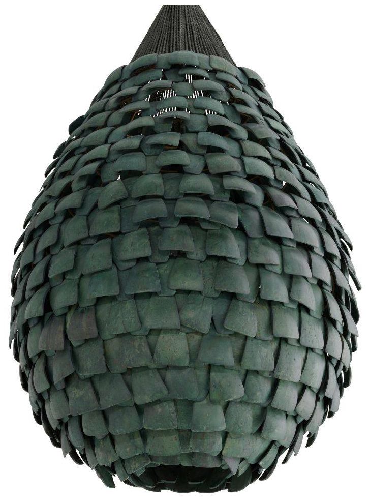 Arteriors Ferndale Pendant 20" Eucalyptus Stain