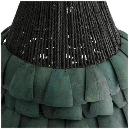 Arteriors Ferndale Pendant 20" Eucalyptus Stain