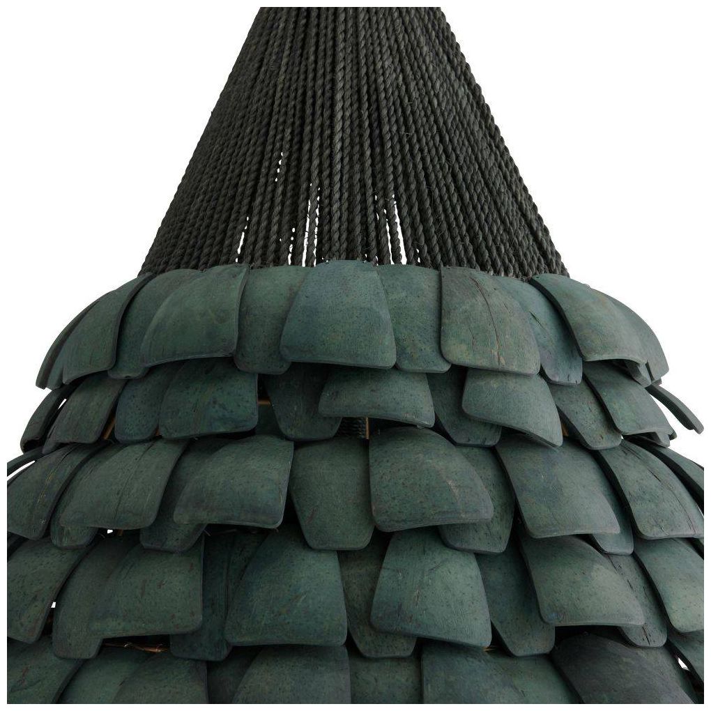 Arteriors Ferndale Pendant 20" Eucalyptus Stain