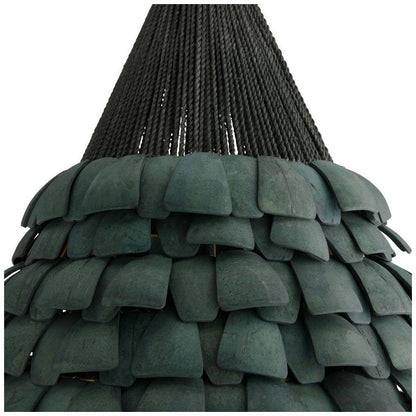 Arteriors Ferndale Pendant 20" Eucalyptus Stain