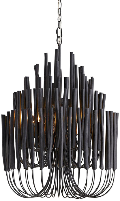 Arteriors Home Tilda 21" Wide Black Chandelier
