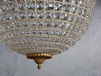 Aurora Crystal Sphere Chandelier